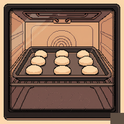 Cocción al horno de Chipa, secuencia animada